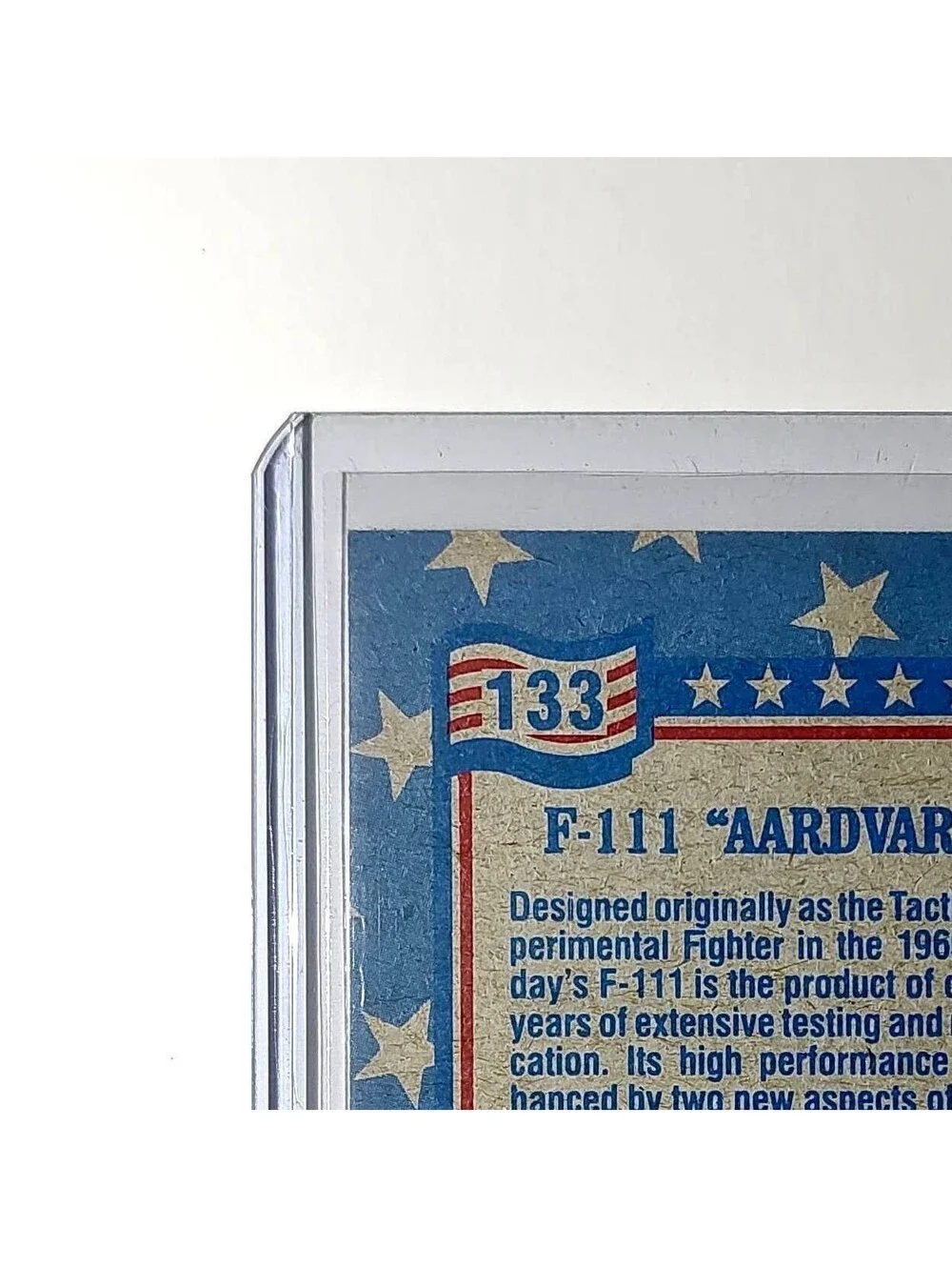 F-111 Aardvark 1991 Topps Desert Storm #133 Card